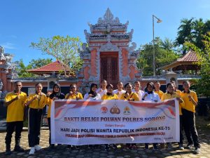 Read more about the article Polwan Polres Sorong melaksanakan giat Bakti Religi Dalam Rangka HUT Polwan Ke 75 tahun 2023.